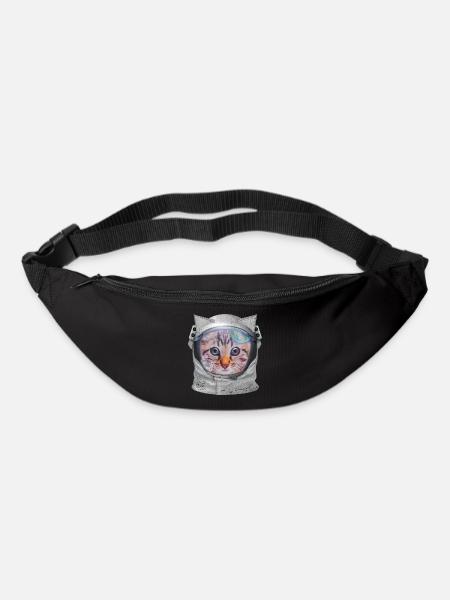 Cat in space - Bum bag - black
