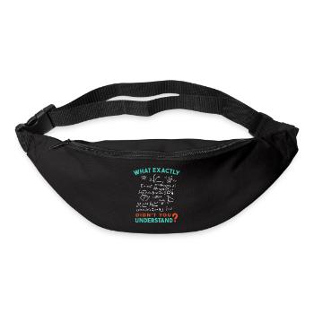Physics Math Formula Joke - Bum bag - black - Front