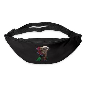 Le perroquet cacique - Sac banane - noir - Devant