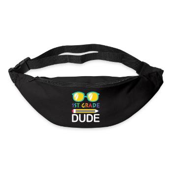 1. Klasse Dude Rainbow Girls Boys Teacher Team - Gürteltasche - Schwarz - Vorne