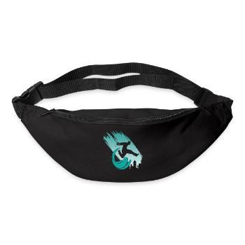 parkour parkour-jump traceur flip out freeruning - Bum bag - black - Front