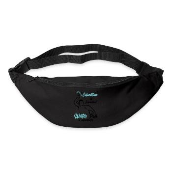 Water polo player water polo team coach - Bum bag - black - Front