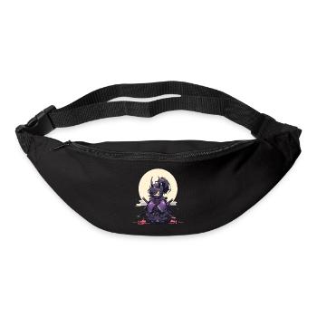 Epic Samurai Girl Anime Design - Bum bag - black - Front