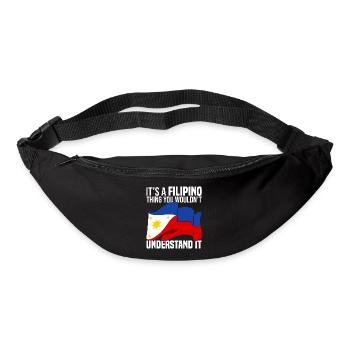 Philippinen - Gürteltasche - Schwarz - Vorne