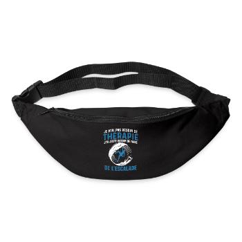 J'ai juste besoin de faire de l'escalade - Sac banane - noir - Devant