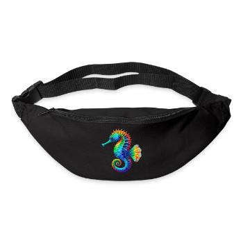Seepferdchen - Gürteltasche - Schwarz - Vorne
