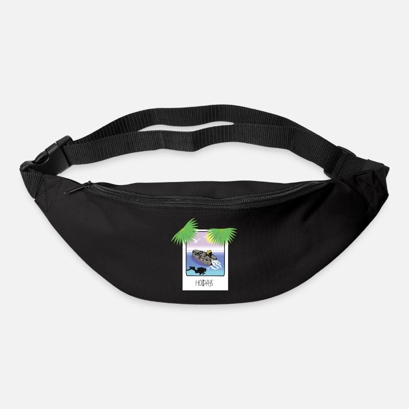 Schnappschuss Urlaub - Gürteltasche - Schwarz