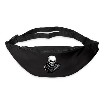 Skull Halloween Comic - Gürteltasche - Schwarz - Vorne