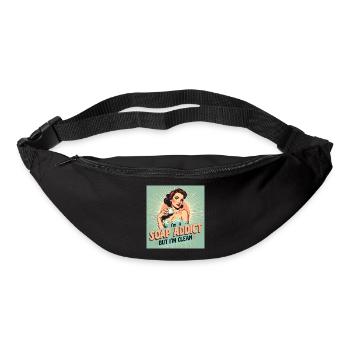 Soap Making - I'm a Soap Addict - Bum bag - black - Front