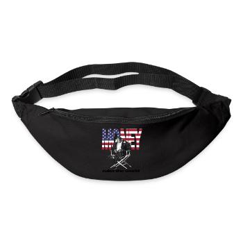 Money rules the world - Bum bag - black - Front