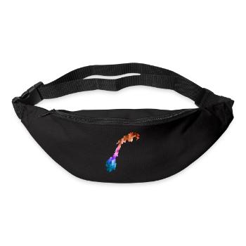 Norway - Norge - Norway - Flag - Scandinavia - Bum bag - black - Front