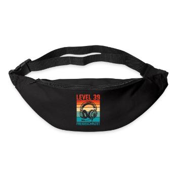 39th Birthday Men Gamer Level 39 Unlocked - Bum bag - black - Front
