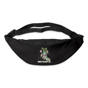 Humorous financial world - Bum bag - black - Front