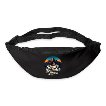 Route des Grandes Alpes Vintage - Sac banane - noir - Devant