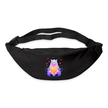 Regenbogen Bär - Gürteltasche - Schwarz - Vorne