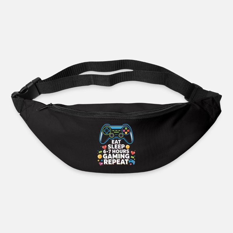 Six Seven Geek 67 Meme Jeu Drôle - Sac banane - noir
