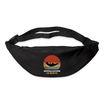 Plumber Pension Retirement Retiree Pensioner - Bum bag - black - Front