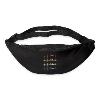 Nageur Natation Heartbeat Swim - Sac banane - noir - Devant