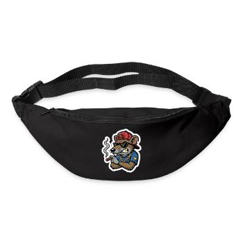 Rattenboss Zigarre - Sac banane - noir - Devant