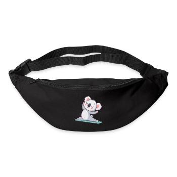 Koala Yoga pastel zen - Bum bag - black - Front