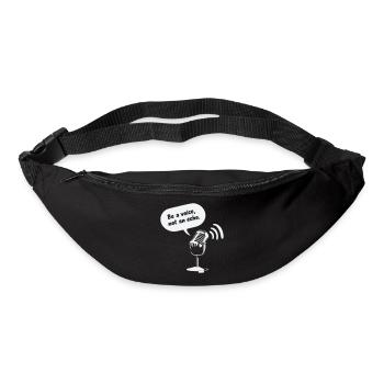 Sois une voix, pas un écho - Sac banane - noir - Devant