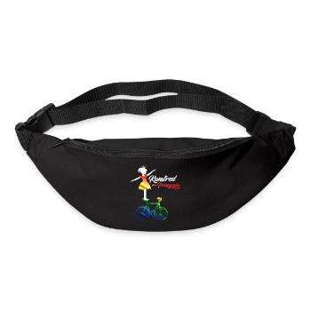 Artistic cycling, artistic cycling, indoor cycling - Bum bag - black - Front