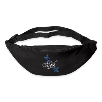 Butterfly font with wings - Bum bag - black - Front