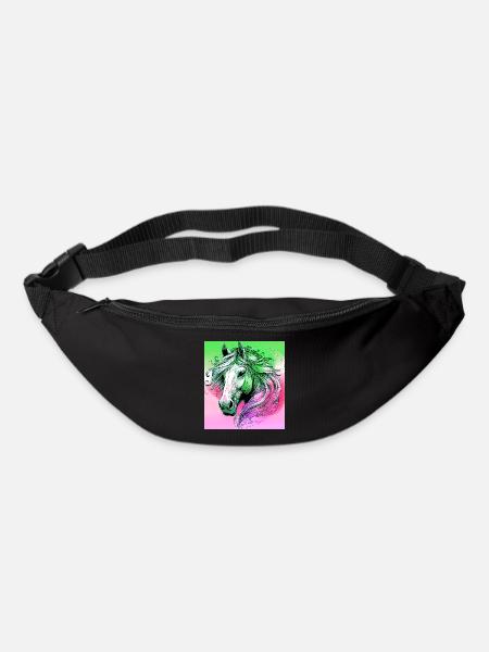 Pferd - Gürteltasche - Schwarz