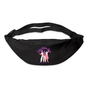 Cozy Girls Club Warm Aesthetic Girl Power - Bum bag - black - Front