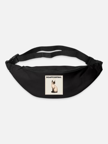 DISAPPOINTING Sarcastic Cat Design - Gürteltasche - Schwarz