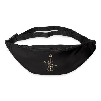 I Love Violin Violin - Classical Music Gift - Bum bag - black - Front