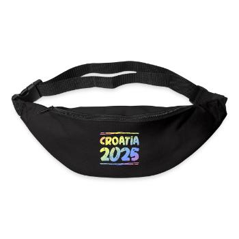 Croatia 2025 Colorful - Bum bag - black - Front