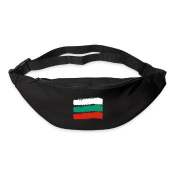 Bulgarien Flagge Bulgarische Fahne Goldstrand - Gürteltasche - Schwarz - Vorne