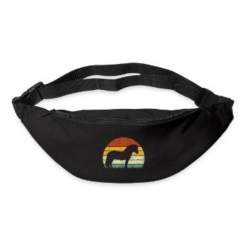 Fjord Horse Vintage Retro - Bum bag - black - Front