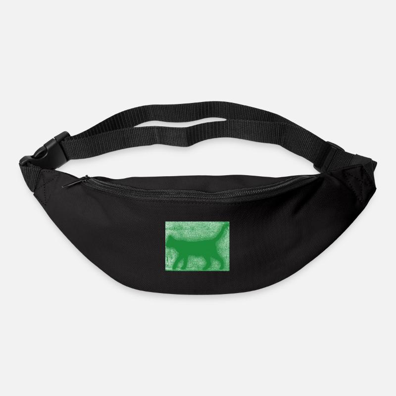 Grüne Kate Grün Spray - Gürteltasche - Schwarz