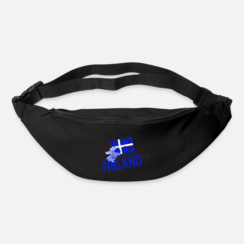 Finlande Finlande - Sac banane - noir