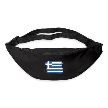 Greece Flag Hellas Athens Greek Flag - Bum bag - black - Front
