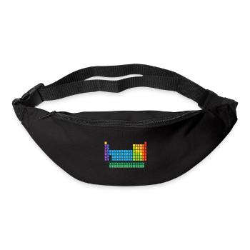 Tableau périodique des éléments - Sac banane - noir - Devant