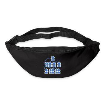 Verrücktes Organigramm - alles klar? - Gürteltasche - Schwarz - Vorne