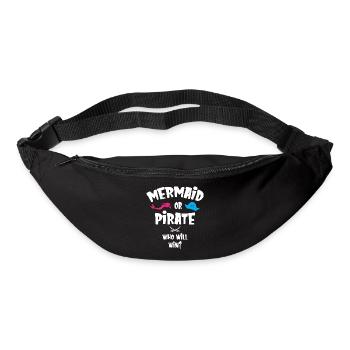 Sirène ou pirate qui gagnera - Sac banane - noir - Devant