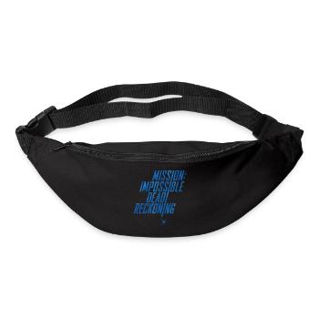 Mission Impossible Dead Reckoning Design In Blau - Gürteltasche - Schwarz - Vorne