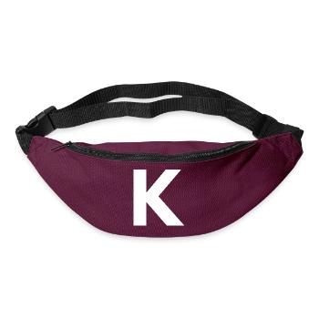 K - Gürteltasche - Burgunderrot - Vorne
