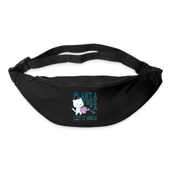 Plant a Tree and Let it Grow - Bum bag - black - Front