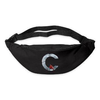 C – caractère décoratif – hiver - Sac banane - noir - Devant