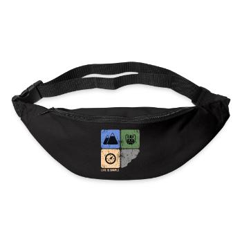Mountain Hiking Ridge Hike Alpin Bergfex - Bum bag - black - Front