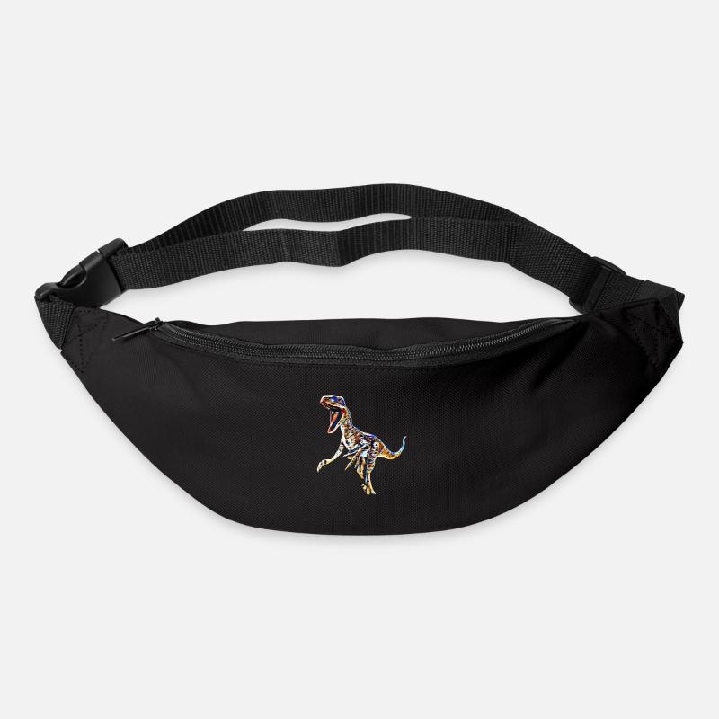 Velociraptor - Sac banane - noir