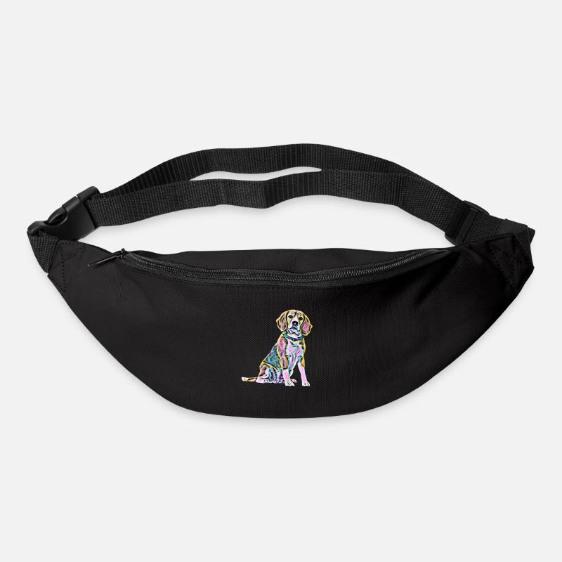 Beagle - Sac banane - noir