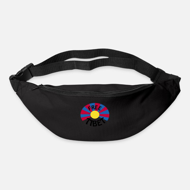 free tibet - Gürteltasche - Schwarz