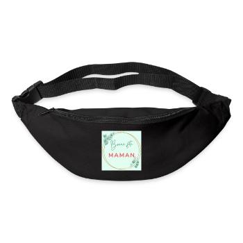 FÊTE DES MÈRES. BONNE FÊTE MAMAN. MAMAN. FÊTE - Sac banane - noir - Devant