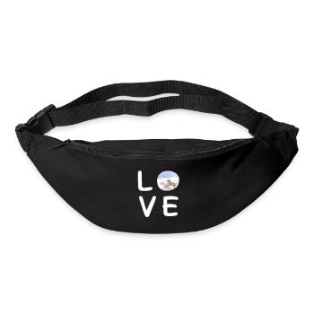 LOVE - Gürteltasche - Schwarz - Vorne